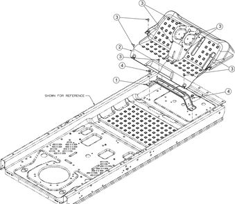 Floorboard Diagram and Parts List for RZT-S54KH (17ARCBDA056)(2016) Cub Cadet Lawn Tractor